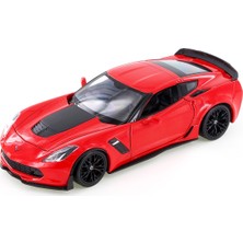 Welly 1:24 2017 Chevrolet Corvette Z06 Kırmızı