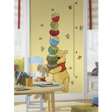 York Roommates RMK1501GC Winnie The Pooh ve Büyüme Tablosu Duvar Sticker