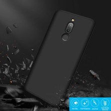 Case 4U Xiaomi Redmi 8 Kılıf 3 Parçalı Tam Koruma Sert Mika Ays Kapak Siyah Kırmızı