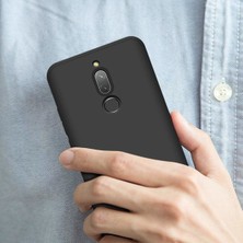 Case 4U Xiaomi Redmi 8 Kılıf 3 Parçalı Tam Koruma Sert Mika Ays Kapak Siyah Kırmızı