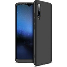 Case 4U Xiaomi Mi A3 Kılıf 3 Parçalı Tam Koruma Sert Mika Ays Kapak Siyah