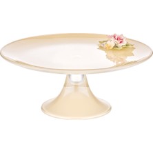 Decorium Lıvıano Florına 28 cm Ayaklı Servıs Tabagı
