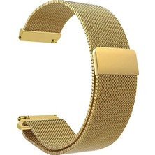 Ally Mijobs  Amazfit Bip Metal Milano Loop Kayış  Kordon Gold
