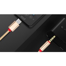 Ally Halat USB Type-C Aux Muzik Kablo Al-28976 - Gold