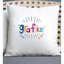 Nil Hediye Grafiker Temalı Yastık