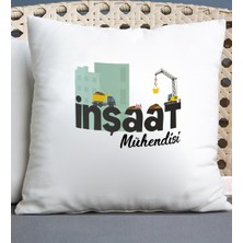 Nil Hediye Insaat Mühendisi Temalı Yastık