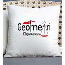 Nil Hediye Geometri Öğretmeni Temalı Yastık1