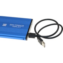 Alfais 4298 2.5 Sata USB Harddisk Kutusu Mavi