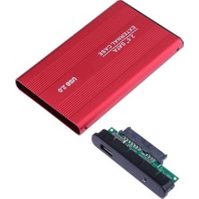 Alfais 4299 2.5 Sata USB Harddisk Kutusu Kırmızı