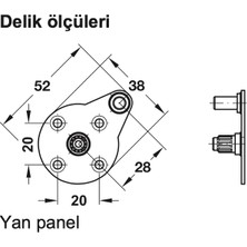 Hafele Rob Kalkar Kapak Makası Siyah Yavaşlatıcılı Frenli