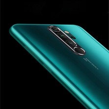 Microcase Xiaomi Redmi Note 8 Pro Kamera Lens Koruma Halkası - Açık Tasarım - Siyah