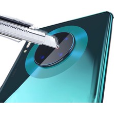 Microcase Huawei Mate 30 Kamera Camı Lens Koruyucu Nano Esnek Film