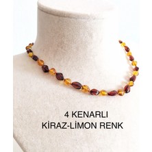İpek Kehribar Baltık Damla Kehribar Bebek Diş Kolyesi