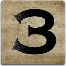 Oscar Stone Decor Harf Bardak Altlığı