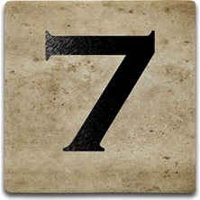 Oscar Stone Decor Harf Bardak Altlığı