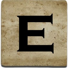 Oscar Stone Decor Harf Bardak Altlığı