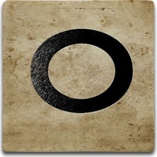 Oscar Stone Decor Harf Bardak Altlığı