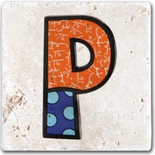 Oscar Stone Decor Harf Bardak Altlığı