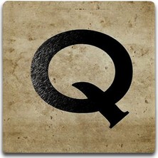 Oscar Stone Decor Harf Bardak Altlığı