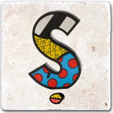 Oscar Stone Decor Harf Bardak Altlığı