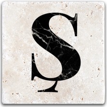 Oscar Stone Decor Harf Bardak Altlığı
