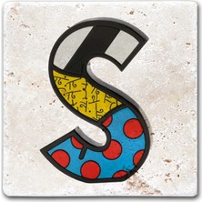 Oscar Stone Decor Harf Bardak Altlığı