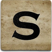 Oscar Stone Decor Harf Bardak Altlığı