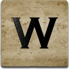 Oscar Stone Decor Harf Bardak Altlığı