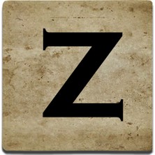 Oscar Stone Decor Harf Bardak Altlığı