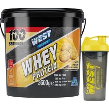 West Nutrition Whey Protein Tozu 3600 Gr 100 Servis + Shaker