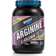 West Nutrition L-Arginine L-Arjinin 420 gr Böğürtlen Aromalı