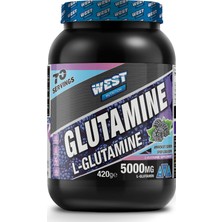 West Nutrition L-Glutamine 420 gr Böğürtlen Aromalı 70 Servis