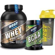 West Nutrition Whey Protein Tozu 2300 Gr + Bcaa 4:1:1 Karpuz + Shaker