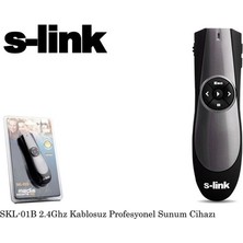 S-Link SKL-01B 2.4GHz Kablosuz Profesyonel Sunum Kumandası