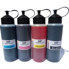 Duruink HP Deskjet 4 Renk Uyumlu 4 x 500 ml Mürekkep Dolum Seti
