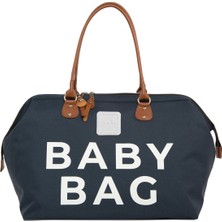 Bagmori Lacivert Baby Bag Baskılı Bebek Bakım Çantası