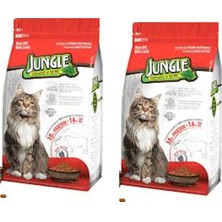 Jungle 500 gr Kuzulu Yetişkin Kedi Maması 2 Adet