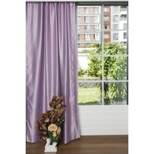 Caserta Home 1/2 Seyrek Pileli Blackout Karartma Güneşlik Perde V17 Lila - 100 x 220 cm