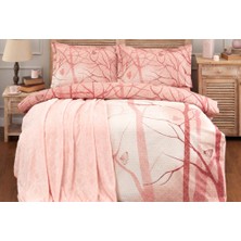 Özdilek Nevresim Takımı.soft Batt. Rnf Çift Kişilik Wood Wıld Bordo