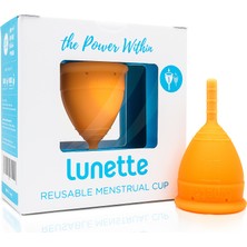 Lunette Adet Kabı- Model 1 Turuncu Renk Menstrual Kap