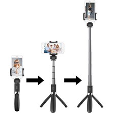 Microcase Uzaktan Kumandalı Bluetooth Selfie Çubuğu 3 Ayaklı 60 cm Tripod - L01