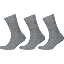 Norweger Socks 3 Lü Paket Yıkanmış Yün Çorap