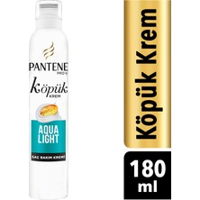 Pantene Köpük Saç Bakım Kremi Aqualight Arındırıcı ve Besleyici  180 ml