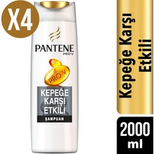 Pantene Şampuan Kepeğe Karşı Etkili 4 x 500 ml