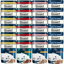 Gourmet Perle Karışık Kedi Konserve Maması 85Gr X 24 Adet Özel Paket