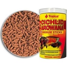 Tropical Cichlid Arowana Medium Sticks 250Ml./ 90 Gr.