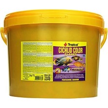 Tropical Cichlid Color Flake 100Gr. Açık