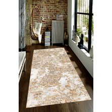 Resmiro Kaymaz Taban Yıkanabilir Duvar Tuğla Desenli Dijital Baskılı Halı