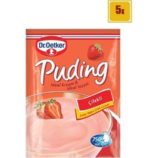 Dr.Oetker Çilekli Puding 125 gr x 5