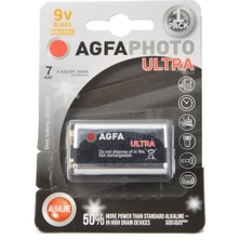 AgfaPhoto Ultra Alkalin 6LR61 9 Volt Pil